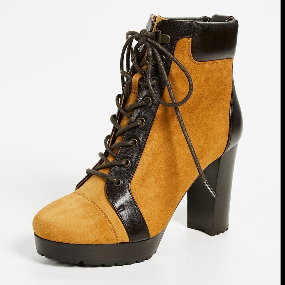 Veronica Beard Axel Lace Up Hiking Boots